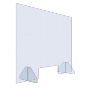 Panou plexiglas protectie casierie cu talpi 67x80 cm